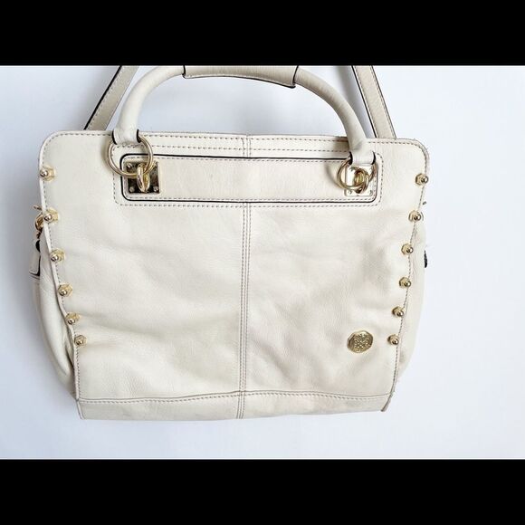Vince Camuto Cream Gold Crossbody Handbag - Picture 5 of 12